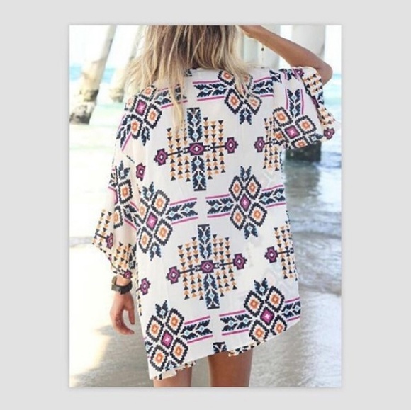 Other - Loose chiffon kimono beach coverup